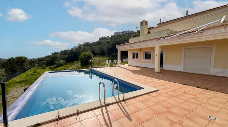 T4-Villa mit schoener Aussicht auf 3.798 m2 Grundstueck - Goldra, Loule
